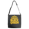 black queen Adjustable Strap Totes