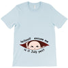 July Peeking Out Asian Baby Boy T-Shirt