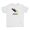 never give up poster Youth Tee