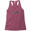evolution of espionage Racerback Tank