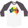 Vote Yes-Australia Marriage Equality 3/4 Sleeve Shirt