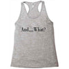 and what Racerback Tank