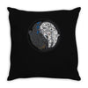 sci fi yin yang Throw Pillow