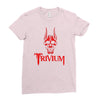 screaming skull Ladies Fitted T-Shirt