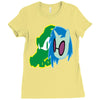 vector scratch Ladies Fitted T-Shirt