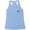 Love Is Love Lgbt Rainbow Heart Racerback Tank