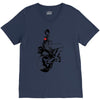 biker girl V-Neck Tee