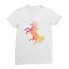 Unicorn Ladies Fitted T-Shirt