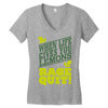 rage quit Women's V-Neck T-Shirt
