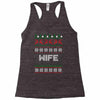 ugly christmas wife Racerback Tank