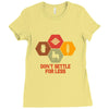don't settle for less Ladies Fitted T-Shirt