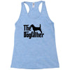 the dogfather beagle Racerback Tank