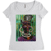 african Women's Triblend Scoop T-shirt