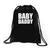 baby daddy Drawstring Bags
