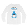 Feed Me and Tell Me I'm Pretty Baby Boy Long Sleeve Shirts