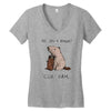 dam Women's V-Neck T-Shirt