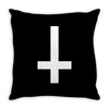 wasted youth inverted cross indie geek swag funny Throw Pillow