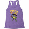 vegan pizza power Racerback Tank