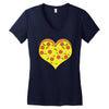 pizza lover Women's V-Neck T-Shirt
