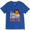 This Girl Loves Her Collie V-Neck Tee