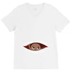 August Peeking Out Baby Boy V-Neck Tee