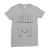 all m Ladies Fitted T-Shirt