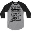 This Guy Is Taken By A Super Sexy April Girlfriend 3/4 Sleeve Shirt