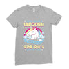 I Wish I Were a Unicorn So I Could Stab Idiots with My Head Ladies Fitted T-Shirt