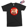 route 66 sign distressed, ideal birthday gift or present Exclusive T-shirt