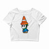 personnage super mario Crop Top