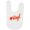 love vinyl Baby Bibs