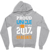 Class of 2017 Proud Uncle Graduation Zipper Hoodie