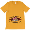 November Peeking Out Baby Girl T-Shirt