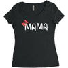 Disney Mama Women's Triblend Scoop T-shirt