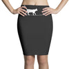 rope heart cat Pencil Skirts
