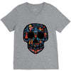 loco coco skul V-Neck Tee