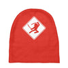 ninja crossing sign Baby Beanies