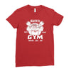 sloth's gym Ladies Fitted T-Shirt