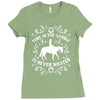time in the saddle is never wasted Ladies Fitted T-Shirt