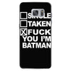 single taken i am batman funny Samsung Galaxy S7