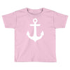 anchor black sailor vintage style navy nautical Toddler T-shirt