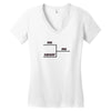 cancer V-neck tee