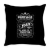 Vintage Aged To Perfection 1969 Throw Pillow