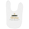 snow merry christmas Baby Bibs