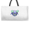 blue monster with horns Weekender Totes