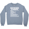 rules for dating my daughter Crewneck Sweatshirt