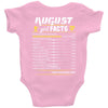 August Girl Facts Virgo Baby Onesie
