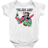 lion mouth hands Baby Onesie