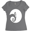 nightmare before christmas Women's Triblend Scoop T-shirt