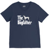 the dogfather dalmatian white V-Neck Tee